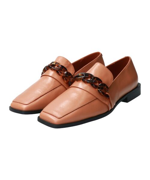 INTER-CHAUSSURES / インター ショシュール ビジネス・ドレスシューズ | 【ANGEL ALARCON】スクエアトウアクリルチェーンローファー | 詳細18