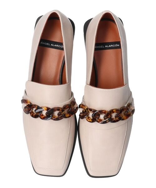 INTER-CHAUSSURES / インター ショシュール ビジネス・ドレスシューズ | 【ANGEL ALARCON】スクエアトウアクリルチェーンローファー | 詳細30