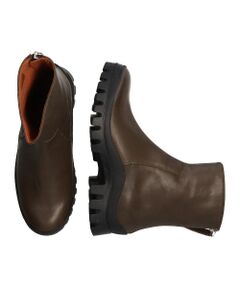 INTER-CHAUSSURES / インター ショシュール ブーツ（ショート丈） | 【ANGEL ALARCON】モールドソールバックジップショートブーツ