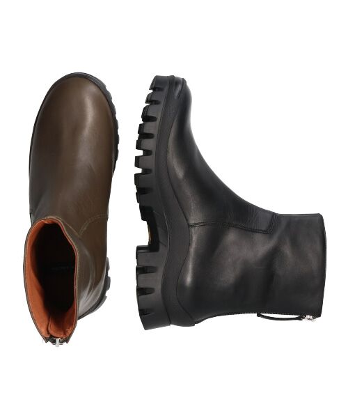 INTER-CHAUSSURES / インター ショシュール ブーツ（ショート丈） | 【ANGEL ALARCON】モールドソールバックジップショートブーツ | 詳細18