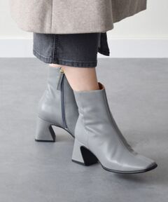 INTER-CHAUSSURES / インター ショシュール ブーツ（ショート丈） | 【ANGEL ALARCON】フレアヒールセンターシームショートブーツ