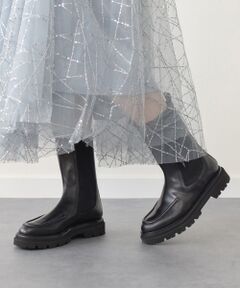 INTER-CHAUSSURES / インター ショシュール ブーツ（ショート丈） | 【PASCUCCI】モカデザインタンクソールサイドゴアブーツ