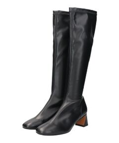 INTER-CHAUSSURES / インター ショシュール ブーツ（ロング丈） | 【ANGEL ALARCON】フレアヒールストレッチロングブーツ