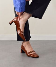 INTER-CHAUSSURES / インター ショシュール パンプス | 【ANGEL ALARCON】セットバックヒールストラップパンプス