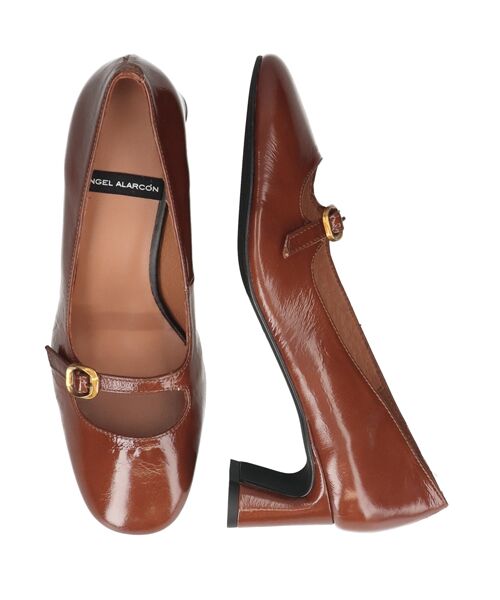 INTER-CHAUSSURES / インター ショシュール パンプス | 【ANGEL ALARCON】セットバックヒールストラップパンプス | 詳細10