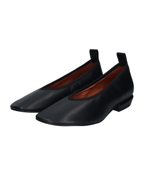 INTER-CHAUSSURES / インター ショシュール パンプス | 【ANGEL ALARCON】オブリークトウディープカットパンプス | 詳細1