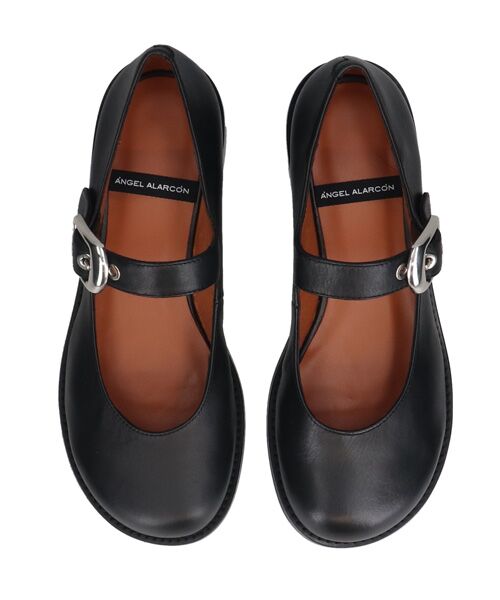 INTER-CHAUSSURES / インター ショシュール サンダル | 【ANGEL ALARCON】オブリークトウストラップシューズ | 詳細5