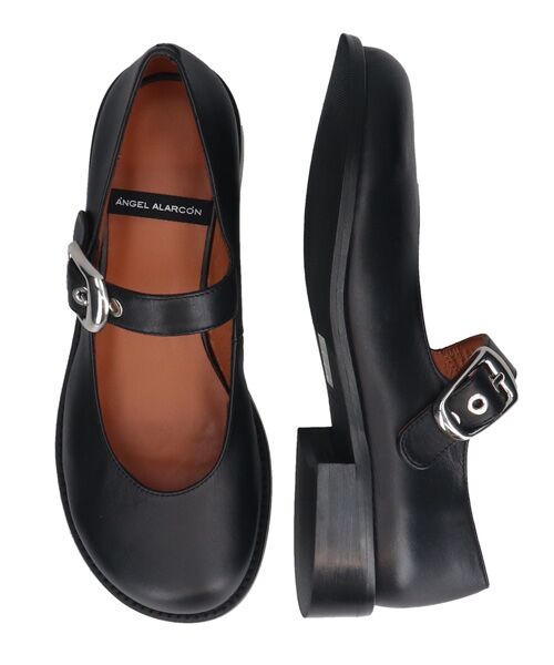 INTER-CHAUSSURES / インター ショシュール サンダル | 【ANGEL ALARCON】オブリークトウストラップシューズ | 詳細6