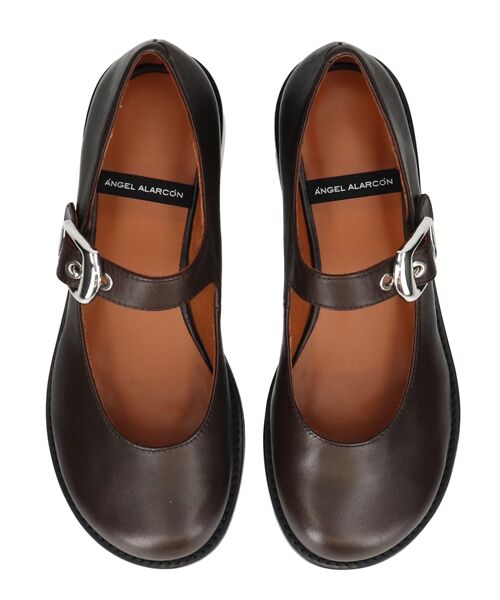 INTER-CHAUSSURES / インター ショシュール サンダル | 【ANGEL ALARCON】オブリークトウストラップシューズ | 詳細14