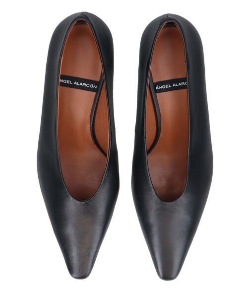 INTER-CHAUSSURES / インター ショシュール パンプス | 【ANGEL ALARCON】ポインテッドトウディープカットパンプス | 詳細5