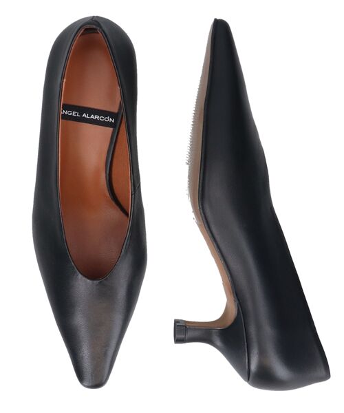 INTER-CHAUSSURES / インター ショシュール パンプス | 【ANGEL ALARCON】ポインテッドトウディープカットパンプス | 詳細6