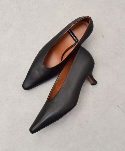 INTER-CHAUSSURES / インター ショシュール パンプス | 【ANGEL ALARCON】ポインテッドトウディープカットパンプス | 詳細9