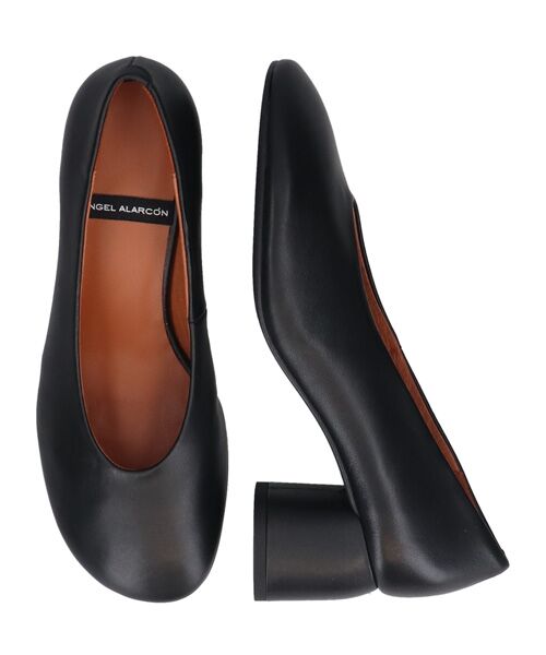 INTER-CHAUSSURES / インター ショシュール パンプス | 【ANGEL ALARCON】オブリークトウチャンキーヒールパンプス | 詳細6