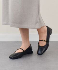 INTER-CHAUSSURES / インター ショシュール パンプス | 【ANGEL ALARCON】スクエアトウストラップパンプス