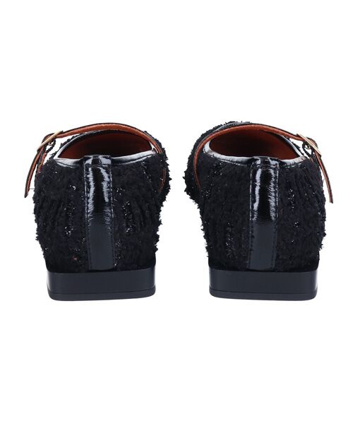 INTER-CHAUSSURES / インター ショシュール フラットシューズ | 【ANGEL ALARCON】異素材コンビストラップパンプス | 詳細4