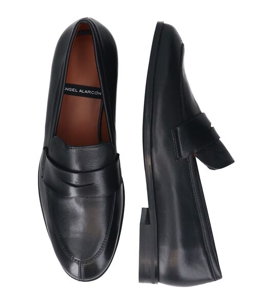 INTER-CHAUSSURES / インター ショシュール ビジネス・ドレスシューズ | 【ANGEL ALARCON】ラウンドトウベーシックローファー | 詳細6