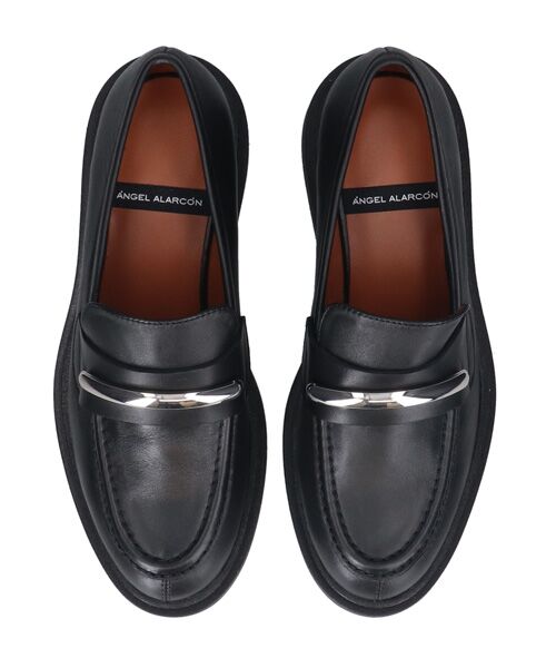INTER-CHAUSSURES / インター ショシュール ビジネス・ドレスシューズ | 【ANGEL ALARCON】ラウンドトウメタルオーナメントローファー | 詳細5