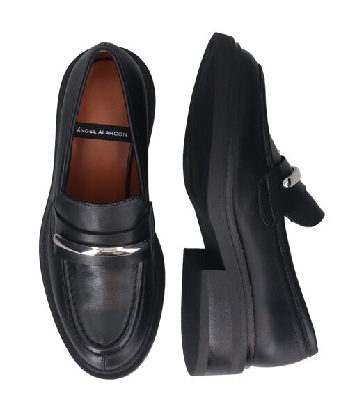 INTER-CHAUSSURES / インター ショシュール ビジネス・ドレスシューズ | 【ANGEL ALARCON】ラウンドトウメタルオーナメントローファー | 詳細6