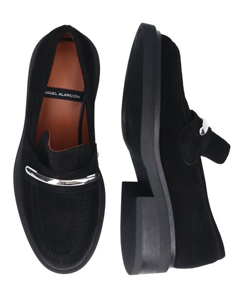 INTER-CHAUSSURES / インター ショシュール ビジネス・ドレスシューズ | 【ANGEL ALARCON】ラウンドトウメタルオーナメントローファー | 詳細13