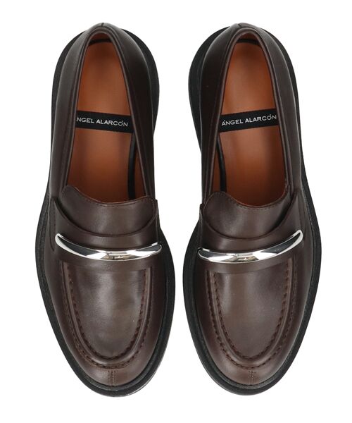 INTER-CHAUSSURES / インター ショシュール ビジネス・ドレスシューズ | 【ANGEL ALARCON】ラウンドトウメタルオーナメントローファー | 詳細21