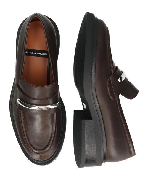 INTER-CHAUSSURES / インター ショシュール ビジネス・ドレスシューズ | 【ANGEL ALARCON】ラウンドトウメタルオーナメントローファー | 詳細22