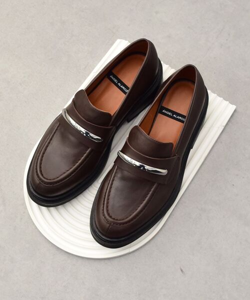 INTER-CHAUSSURES / インター ショシュール ビジネス・ドレスシューズ | 【ANGEL ALARCON】ラウンドトウメタルオーナメントローファー | 詳細25