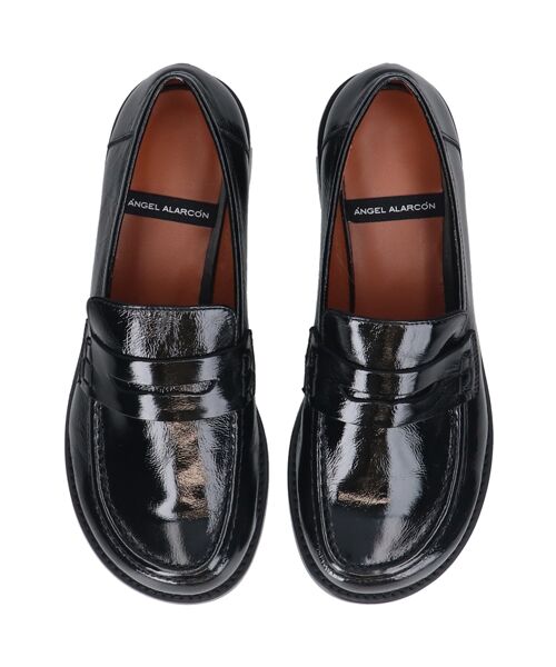 INTER-CHAUSSURES / インター ショシュール ビジネス・ドレスシューズ | 【ANGEL ALARCON】オブリークトウベーシックローファー | 詳細11