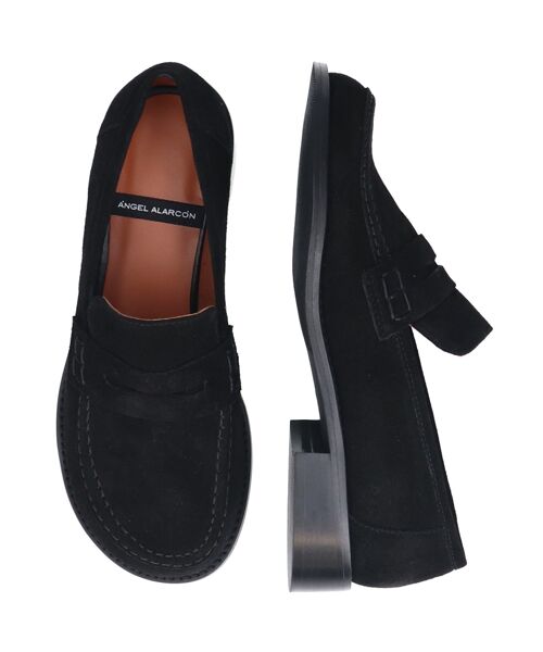 INTER-CHAUSSURES / インター ショシュール ビジネス・ドレスシューズ | 【ANGEL ALARCON】オブリークトウベーシックローファー | 詳細17