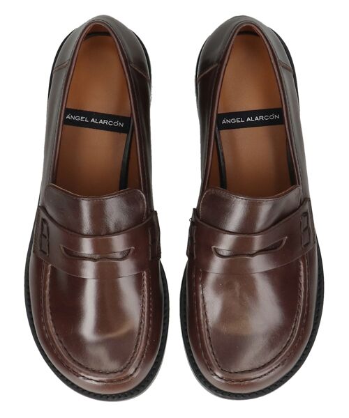 INTER-CHAUSSURES / インター ショシュール ビジネス・ドレスシューズ | 【ANGEL ALARCON】オブリークトウベーシックローファー | 詳細25