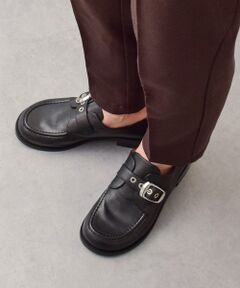 INTER-CHAUSSURES / インター ショシュール ビジネス・ドレスシューズ | 【ANGEL ALARCON】オブリークトウモンクストラップシューズ