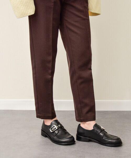 INTER-CHAUSSURES / インター ショシュール ビジネス・ドレスシューズ | 【ANGEL ALARCON】オブリークトウモンクストラップシューズ | 詳細2