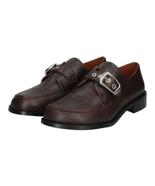 INTER-CHAUSSURES / インター ショシュール ビジネス・ドレスシューズ | 【ANGEL ALARCON】オブリークトウモンクストラップシューズ | 詳細4