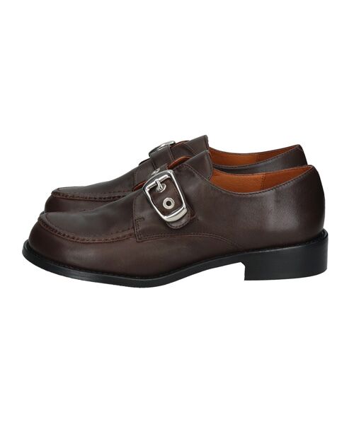 INTER-CHAUSSURES / インター ショシュール ビジネス・ドレスシューズ | 【ANGEL ALARCON】オブリークトウモンクストラップシューズ | 詳細5