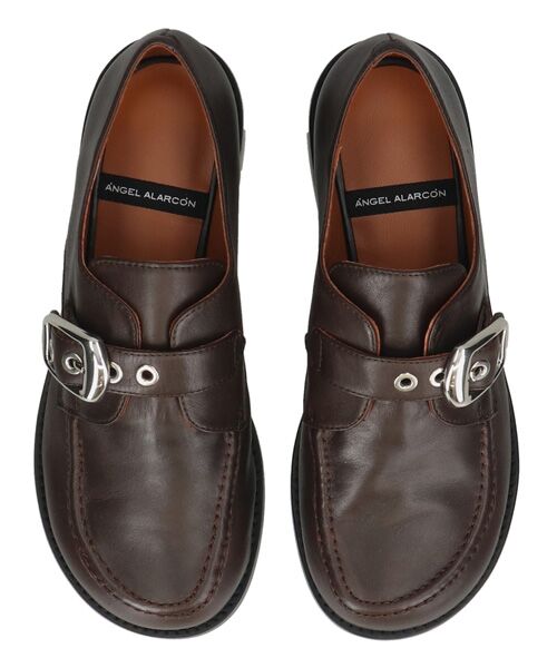 INTER-CHAUSSURES / インター ショシュール ビジネス・ドレスシューズ | 【ANGEL ALARCON】オブリークトウモンクストラップシューズ | 詳細8