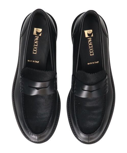 INTER-CHAUSSURES / インター ショシュール ビジネス・ドレスシューズ | 【PASCUCCI】レザーベーシックローファー | 詳細4