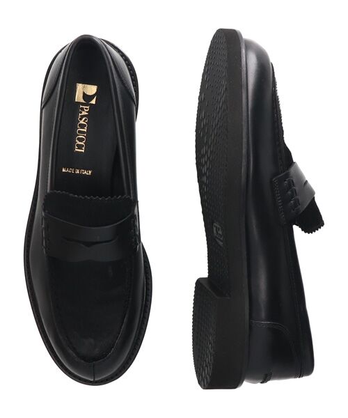 INTER-CHAUSSURES / インター ショシュール ビジネス・ドレスシューズ | 【PASCUCCI】レザーベーシックローファー | 詳細5