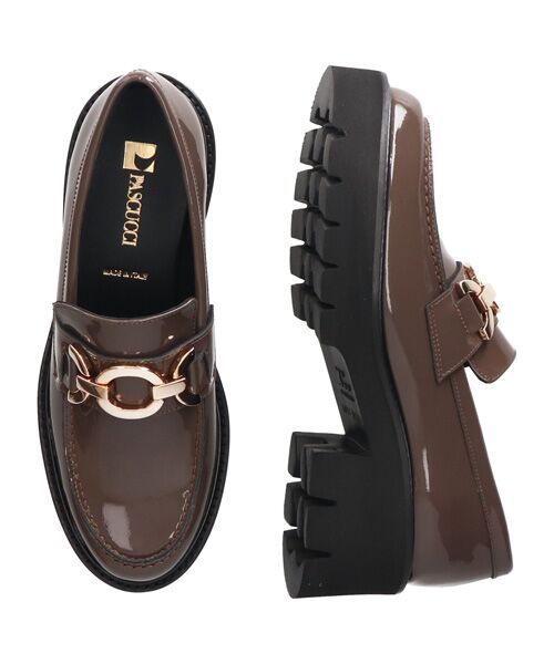 INTER-CHAUSSURES / インター ショシュール ビジネス・ドレスシューズ | 【PASCUCCI】チェーンビットタンクソールローファー | 詳細21