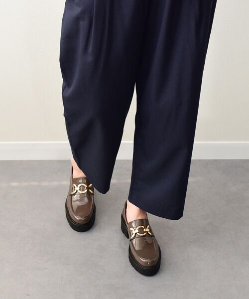 INTER-CHAUSSURES / インター ショシュール ビジネス・ドレスシューズ | 【PASCUCCI】チェーンビットタンクソールローファー | 詳細23