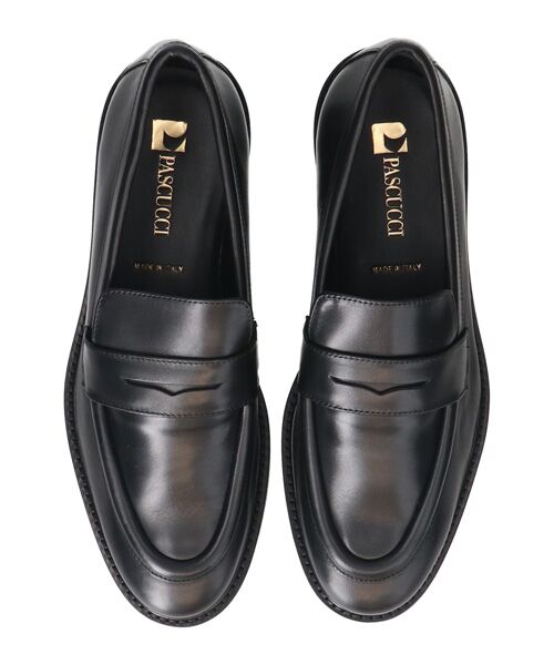 INTER-CHAUSSURES / インター ショシュール ビジネス・ドレスシューズ | 【PASCUCCI】ラウンドトウベーシックローファー | 詳細4