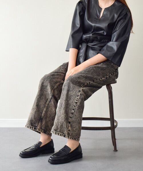 INTER-CHAUSSURES / インター ショシュール ビジネス・ドレスシューズ | 【PASCUCCI】ラウンドトウベーシックローファー | 詳細7