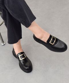 INTER-CHAUSSURES / インター ショシュール ビジネス・ドレスシューズ | 【PASCUCCI】ラウンドトウメタルバックルローファー