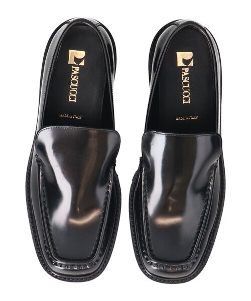 INTER-CHAUSSURES / インター ショシュール ビジネス・ドレスシューズ | 【PASCUCCI】スクエアトウタンクソールスリッポン | 詳細4