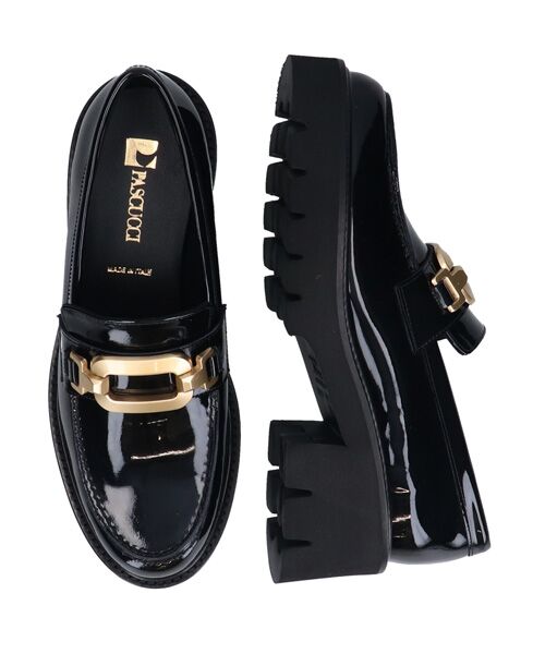 INTER-CHAUSSURES / インター ショシュール ビジネス・ドレスシューズ | 【PASCUCCI】ラウンドトウメタルバックルローファー | 詳細15