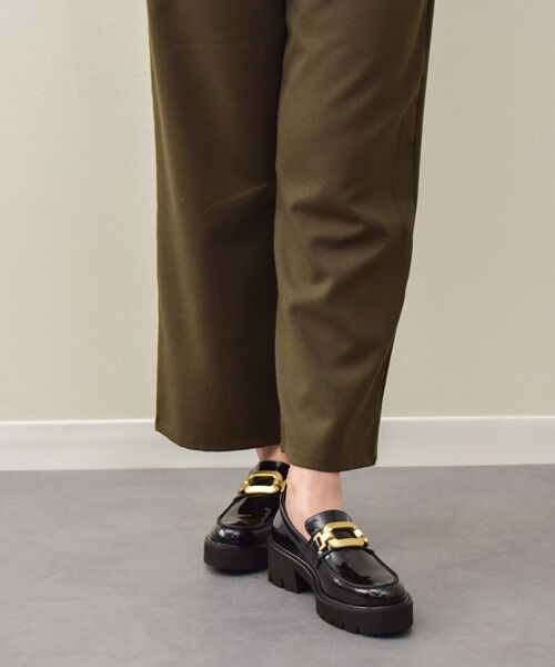 INTER-CHAUSSURES / インター ショシュール ビジネス・ドレスシューズ | 【PASCUCCI】ラウンドトウメタルバックルローファー | 詳細17