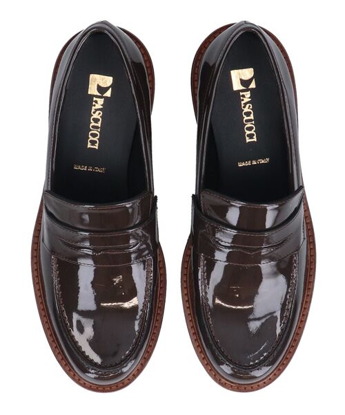 INTER-CHAUSSURES / インター ショシュール ビジネス・ドレスシューズ | 【PASCUCCI】ラウンドトウ厚底ローファー | 詳細14