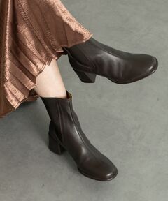 INTER-CHAUSSURES / インター ショシュール ブーツ（ショート丈） | 【ANGEL ALARCON】ラウンドトウセンターシームサイドゴア