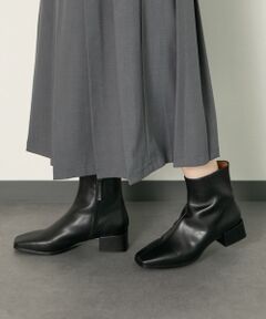 INTER-CHAUSSURES / インター ショシュール ブーツ（ショート丈） | 【ANGEL ALARCON】ローヒールスクエアトウショートブーツ