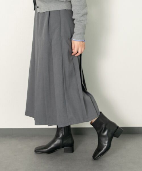 INTER-CHAUSSURES / インター ショシュール ブーツ（ショート丈） | 【ANGEL ALARCON】ローヒールスクエアトウショートブーツ | 詳細9