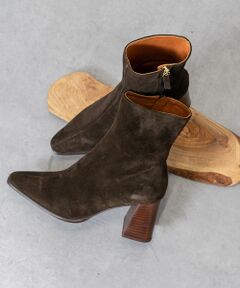 INTER-CHAUSSURES / インター ショシュール ブーツ（ショート丈） | 【ANGEL ALARCON】フレアヒールセンターシームブーツ