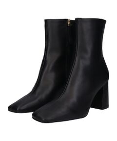 INTER-CHAUSSURES / インター ショシュール ブーツ（ショート丈） | 【ANGEL ALARCON】スクエアトウチャンキーヒールブーツ